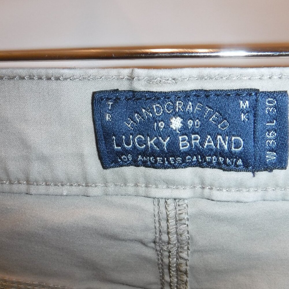 Lucky Brand Tan Jeans Heritage Slim 36 x 30 - Picture 2 of 5